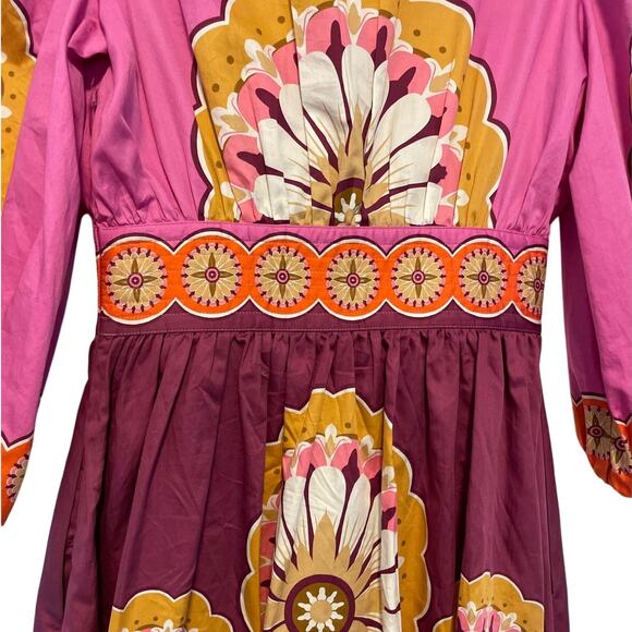 La DoubleJ Margherita Dress Napoli Plates Placee Pink NWOT XS - Picture 14 of 16